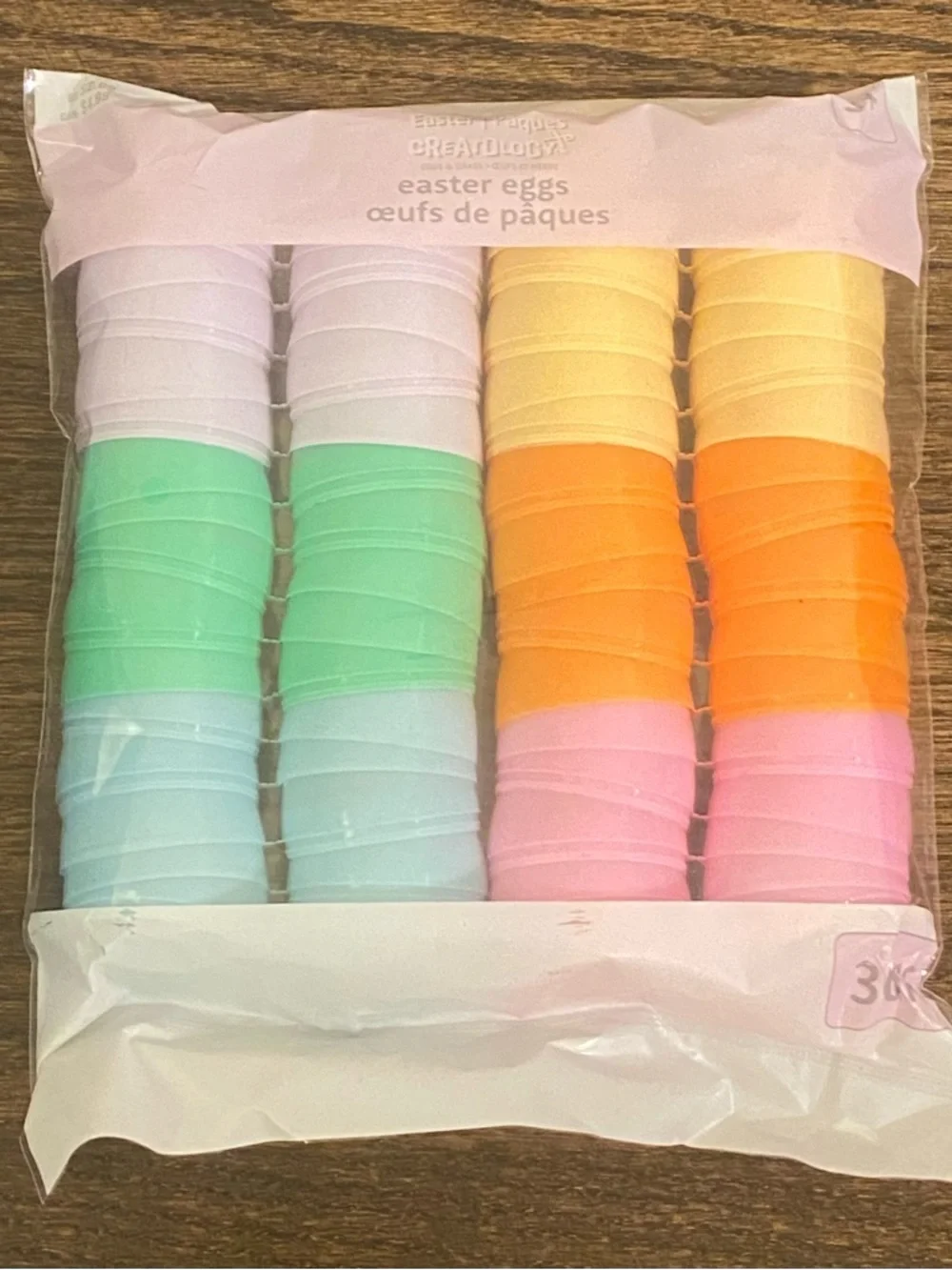 New Creatology Fillable Pastel Easter Egg Set - 30 Count